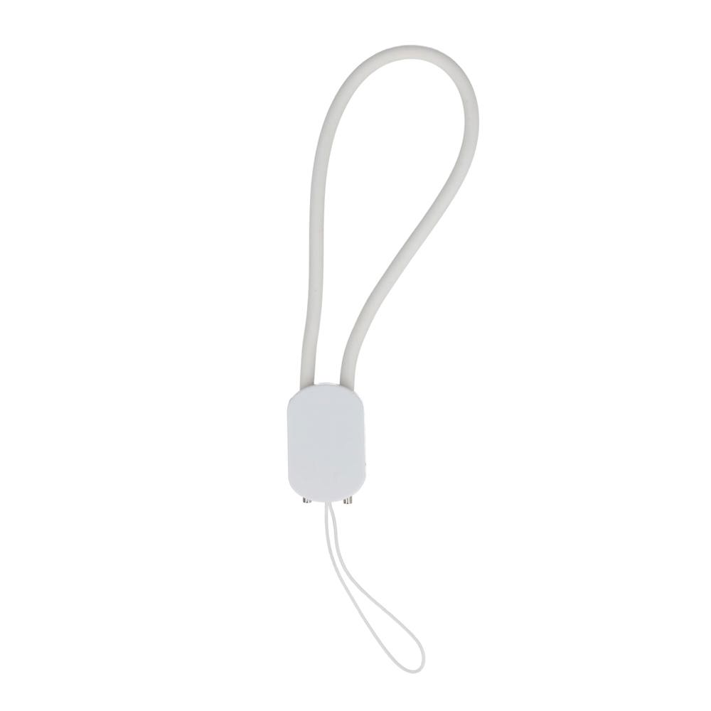 USB-C-Schlüsselanhänger-Kabel 60 W - Weiss