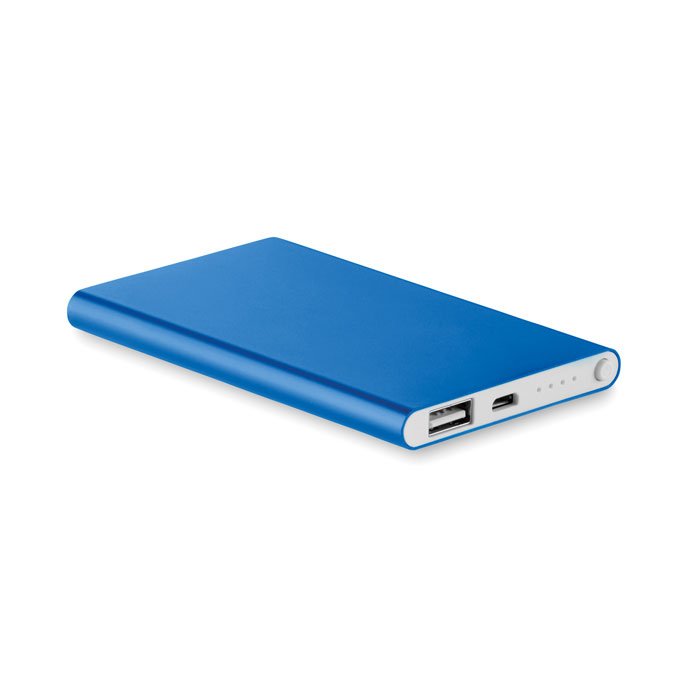 POWERFLAT - Powerbank 4000 mAh - Königsblau