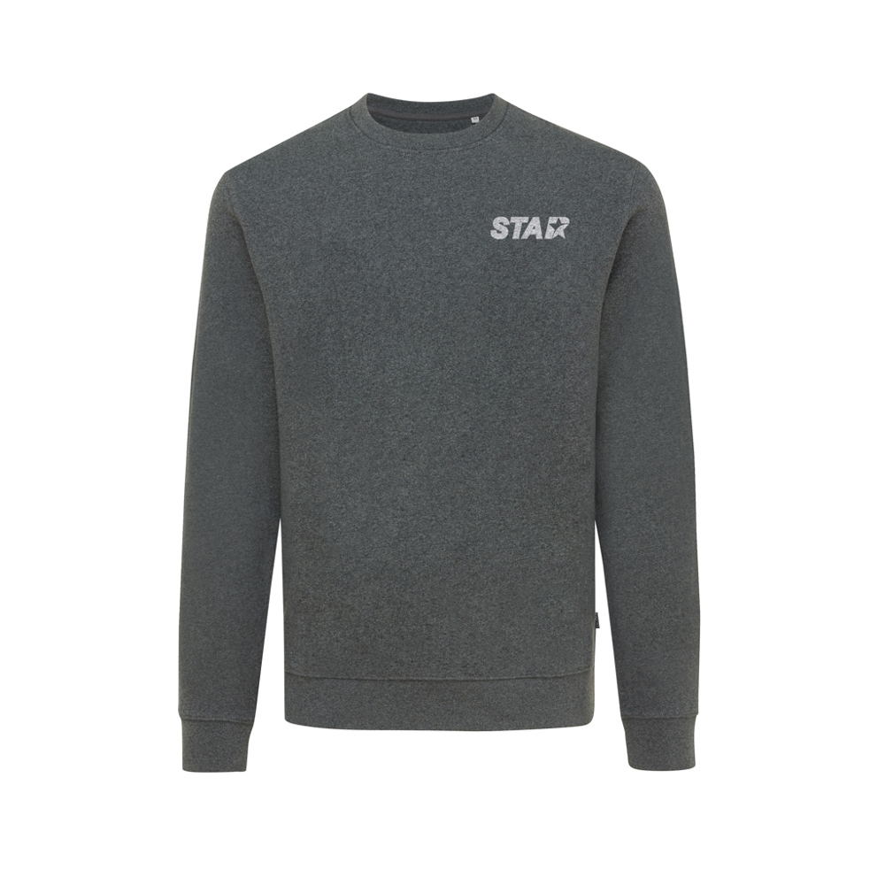 IQONIQ Denali ungefärbt. Rundhals-Sweater aus recycelter BW