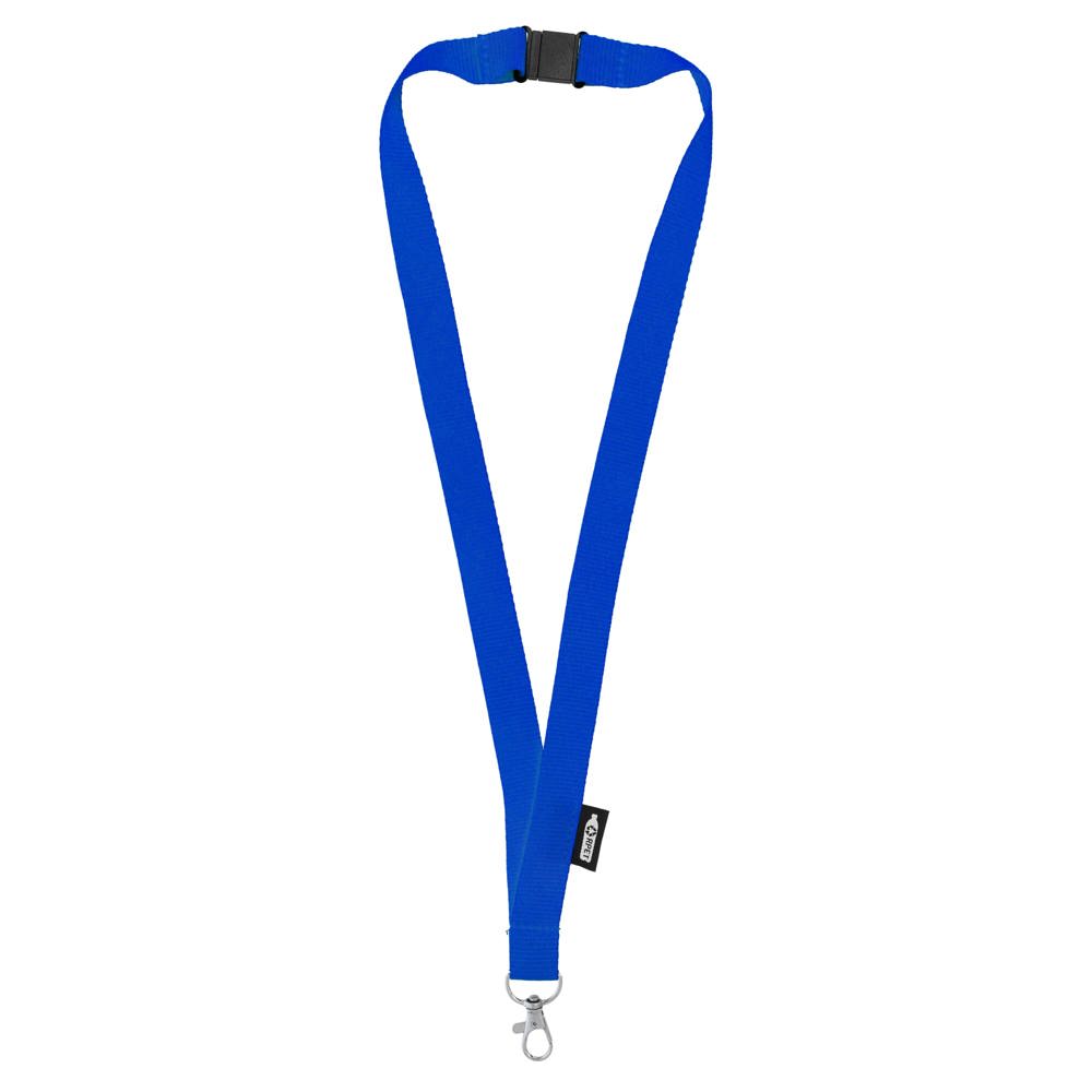 R-PET-Lanyard - Blau