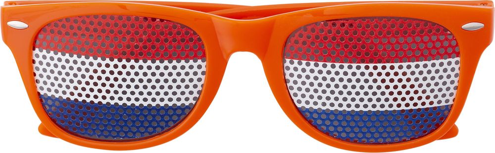 Fan Sonnenbrille aus Plexiglas Lexi - Rot/Weiß/Blau