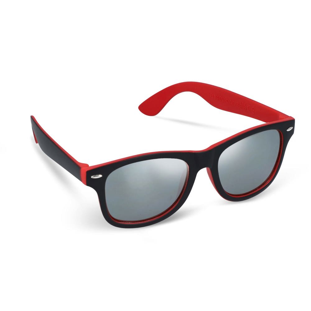 Sonnenbrille Tate Spiegel Glas UV400 - Rot