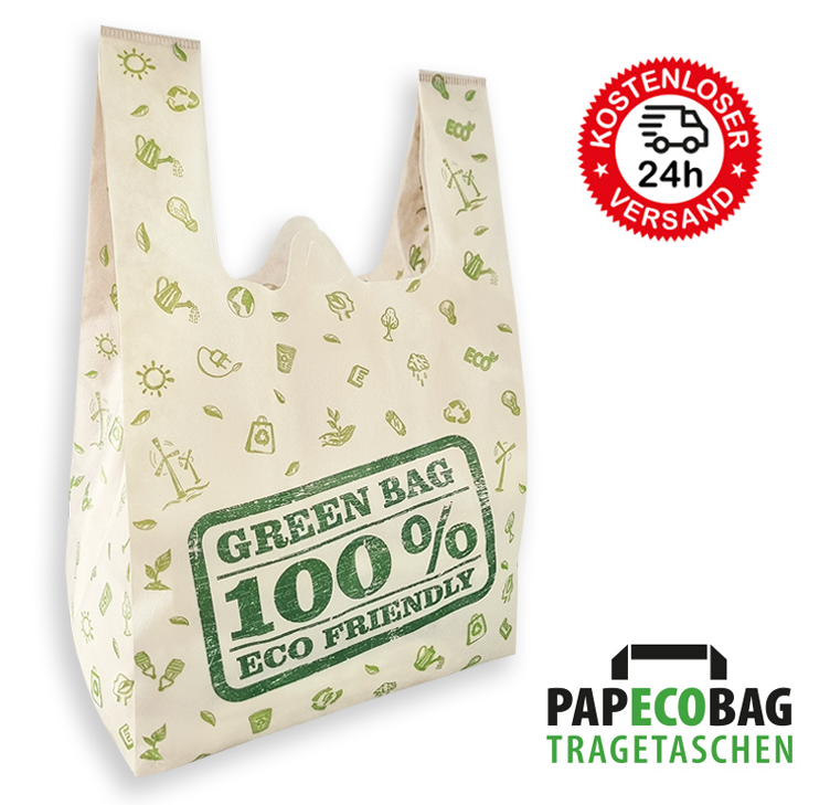 Non Woven Tasche CLASSIC mit 100% ECO FRIENDLY Motiv