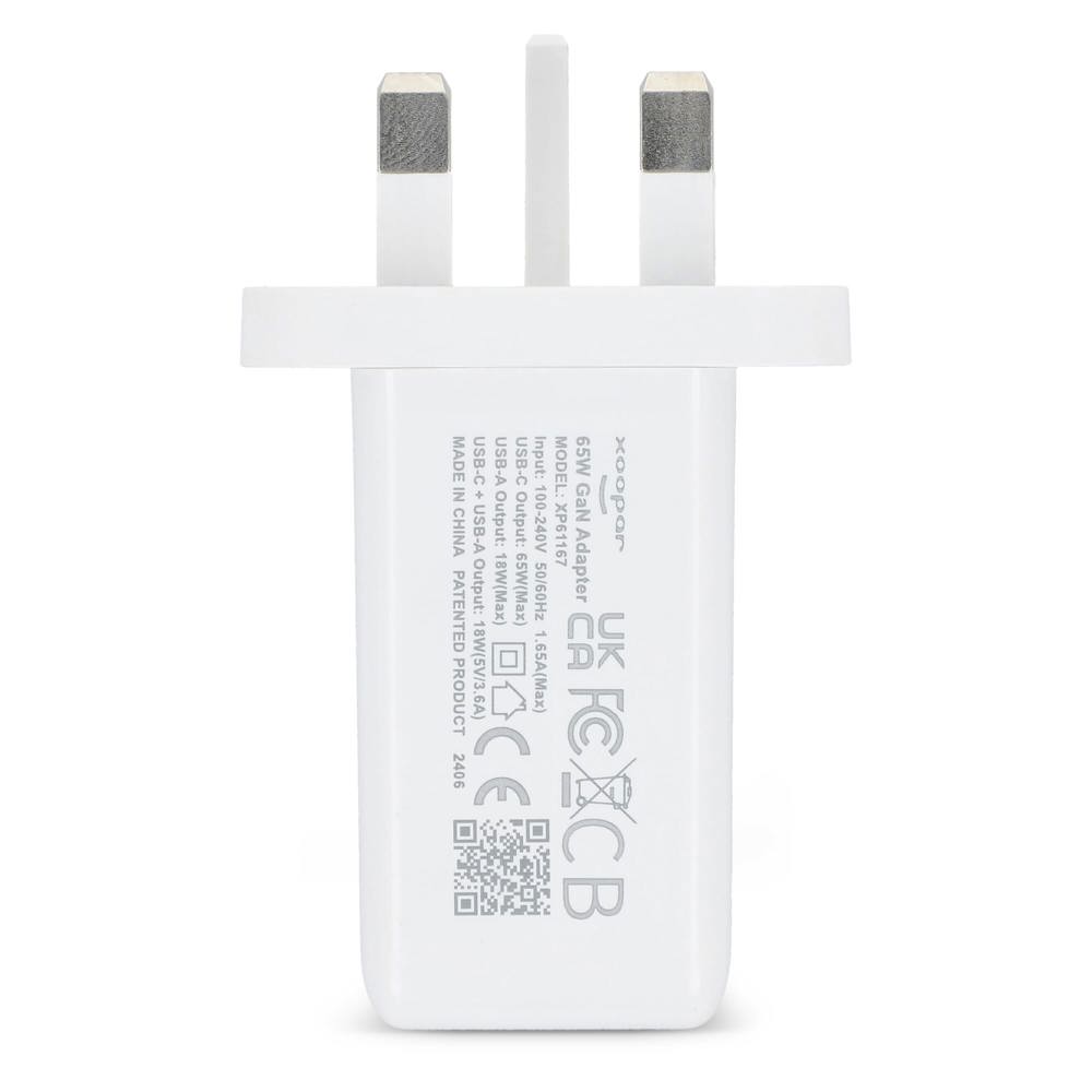 Xoopar ICE-G 65W GaN-Netzteil mit UK-Stecker