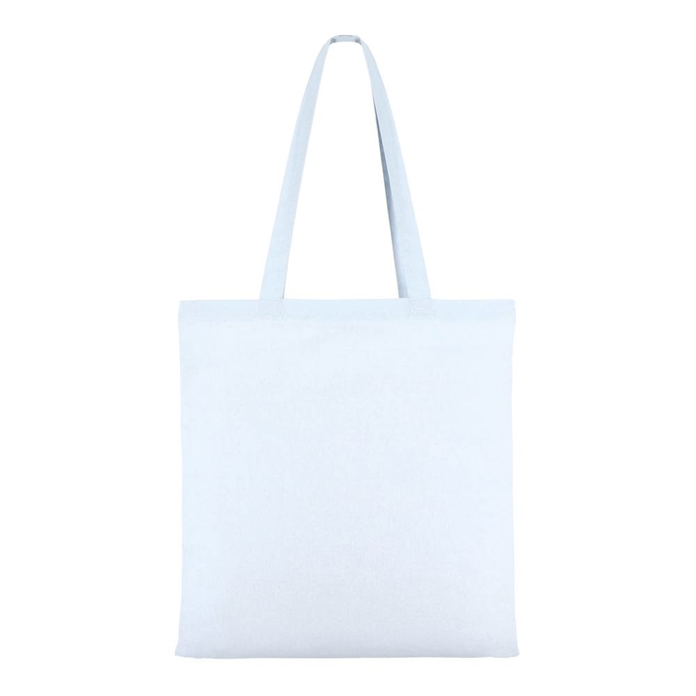 Umhängetasche Baumwolle OEKO-TEX® 140g/m² 38x42cm - Pastellblau