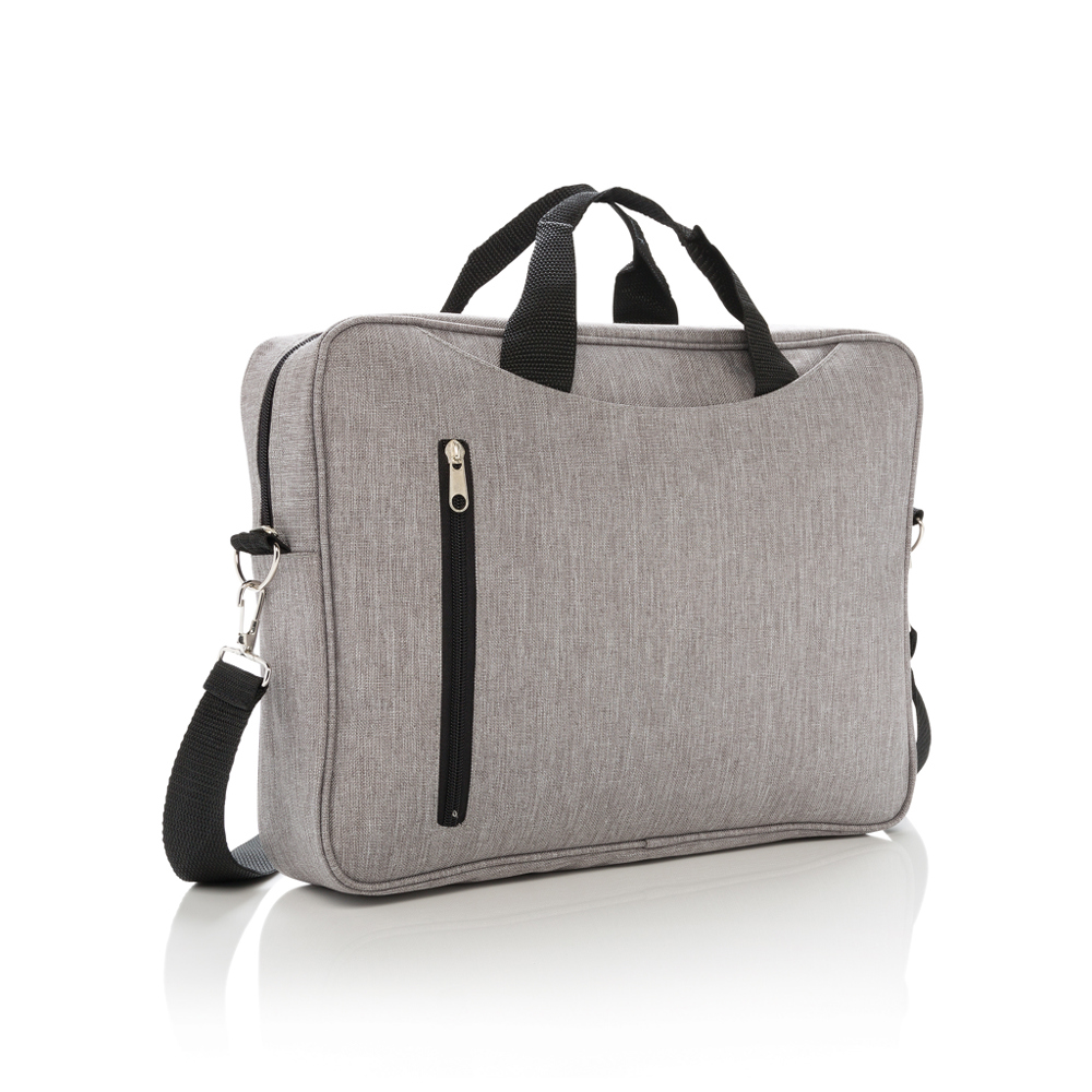 Basic 15” Laptop-Tasche - grau (± PMS Warm Grey 6)