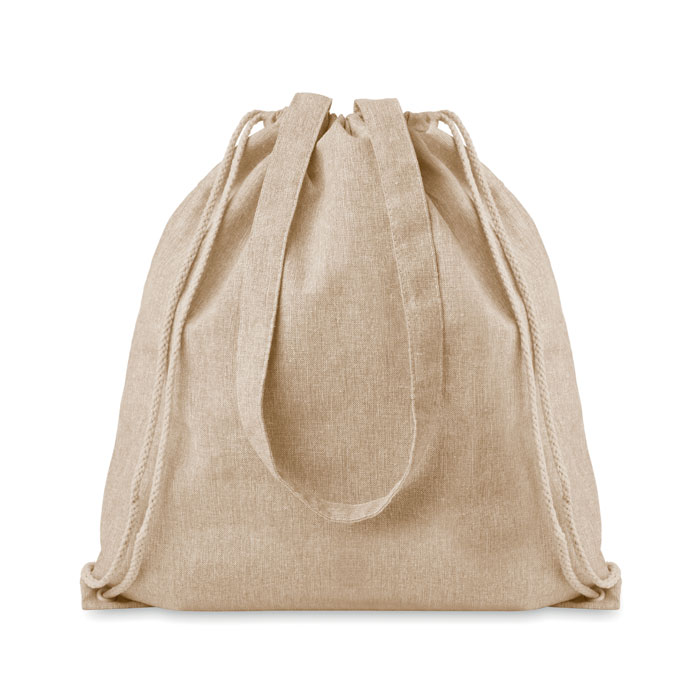 MOIRA DUO - Beutel von RPET mit Kordelzug - Beige