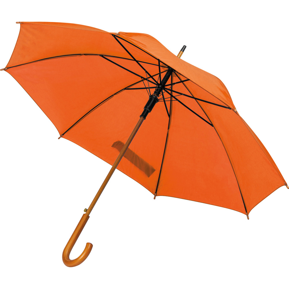 Automatikstockschirm aus Polyester MARTIN - Orange
