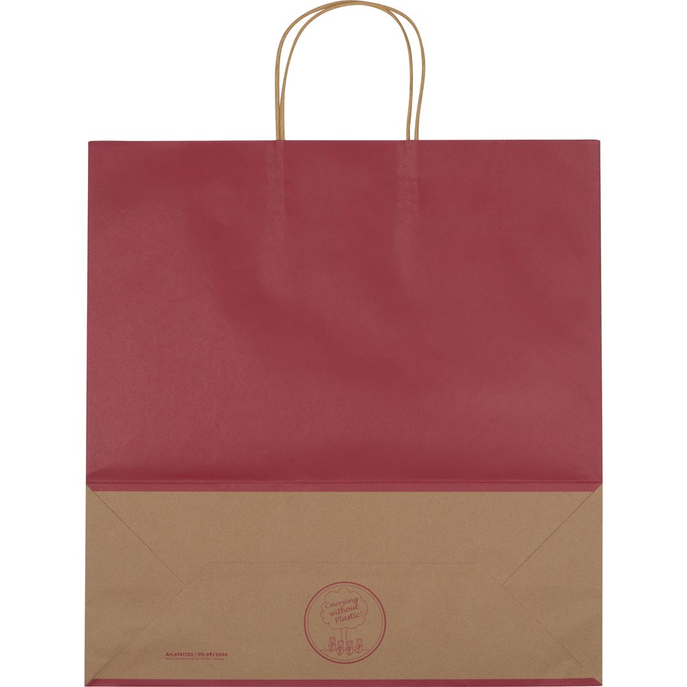 Recycelte Papiertasche groß GUS