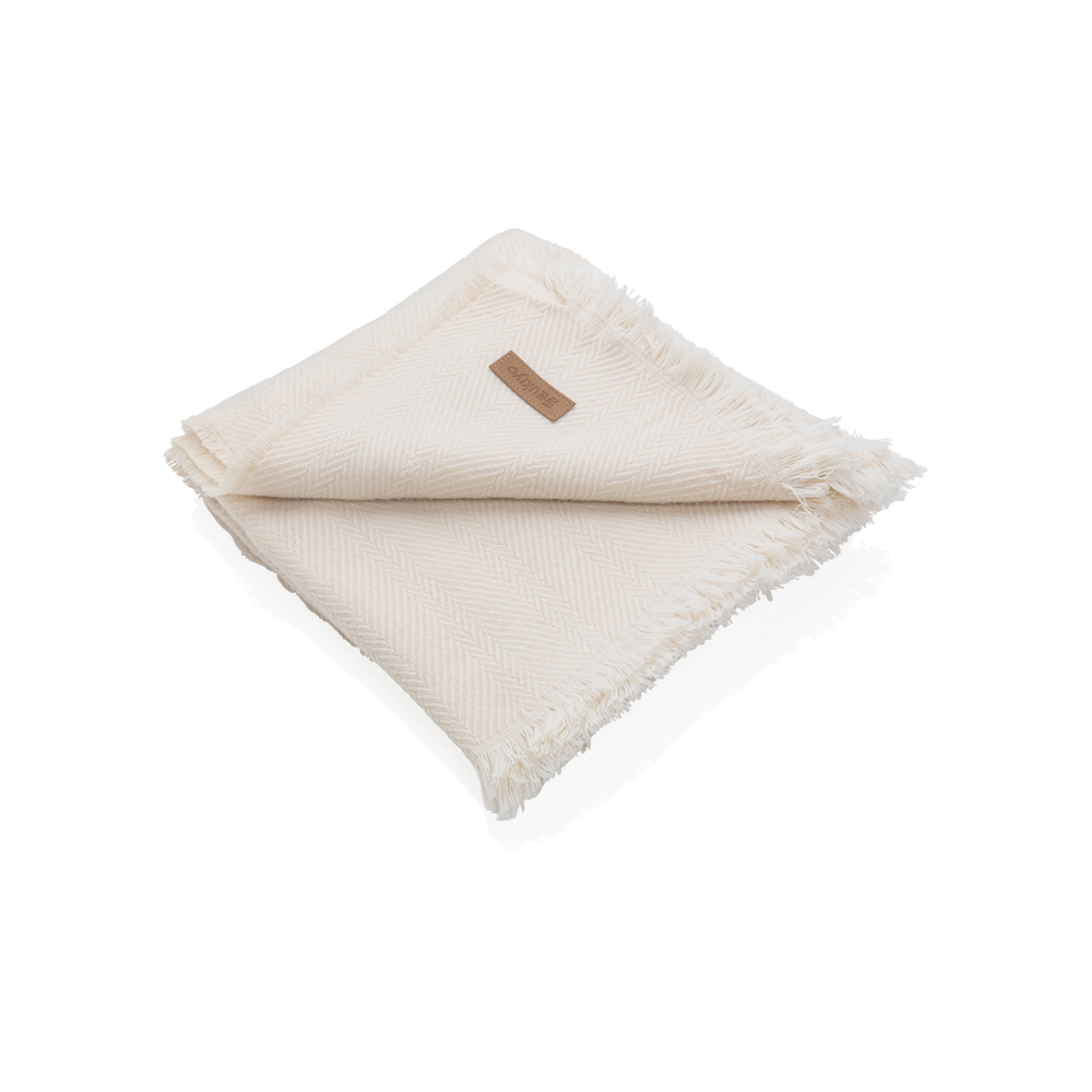 Ukiyo Aware™ Polylana® gewebte Decke 130x150cm - off white (± PMS 11-0604 TPX)