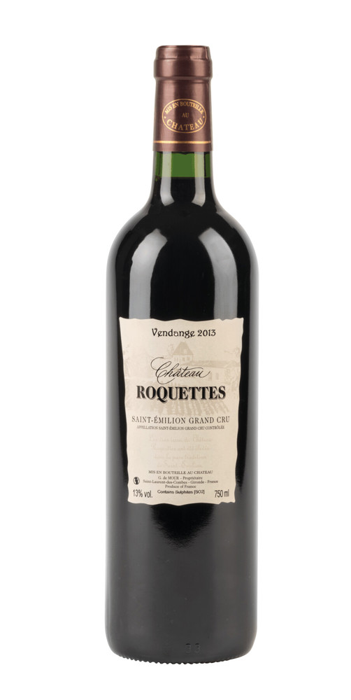 CHÂTEAU ROQUETTES – SAINT-ÉMILION - Rotwein