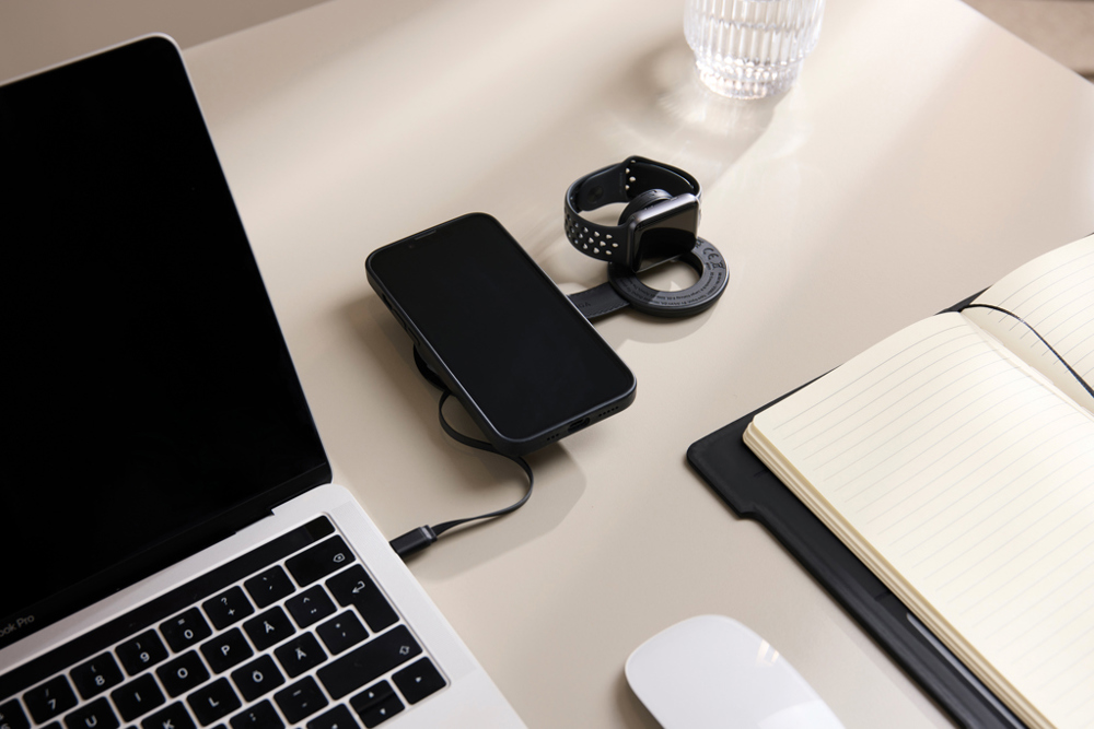 VINGA Baltimore 2-in-1 kabelloser 15W RCS Travel Charger
