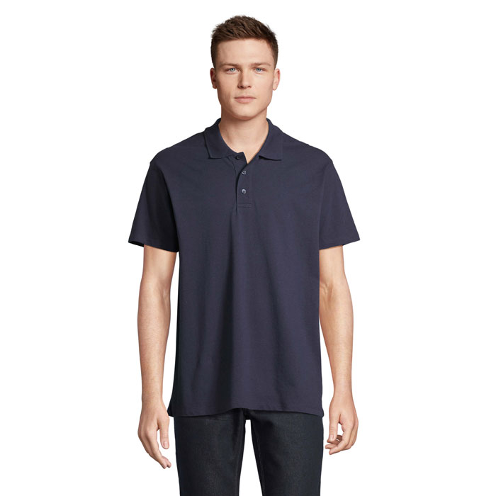 SUMMER II - SUMMER II MEN Polo 170g - French Navy