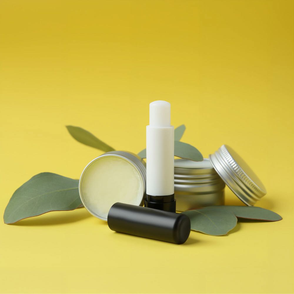 Klassischer Lippenpflegestift aus recycelten Materialien