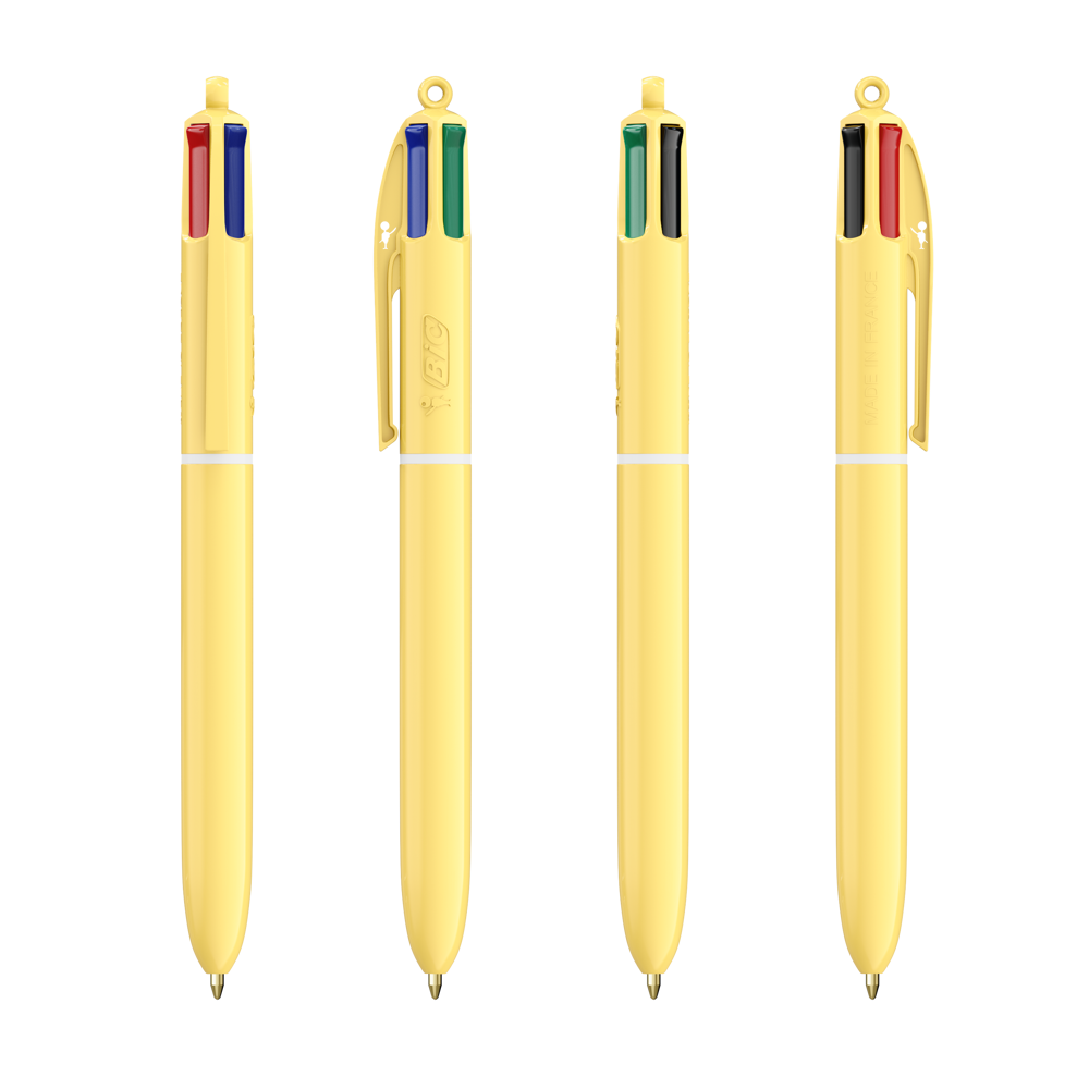 BIC® 4 Colours® Pastel - pastellgelb