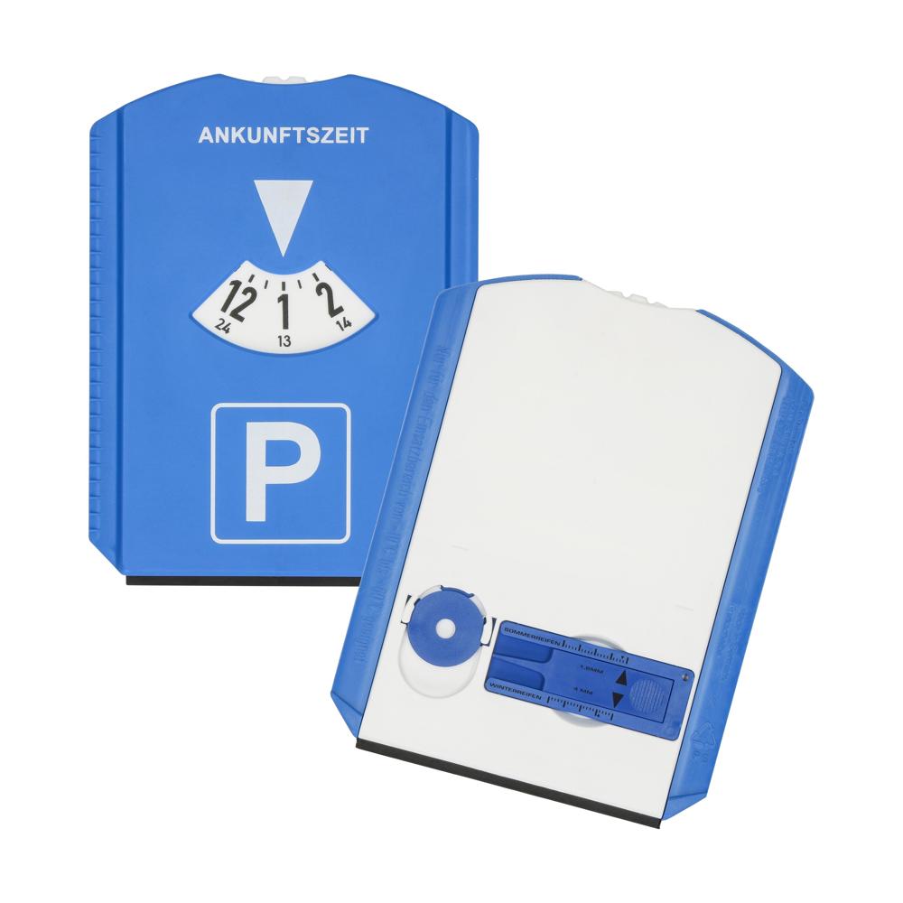 Parkscheibe "Profi" - blau/weiß/blau