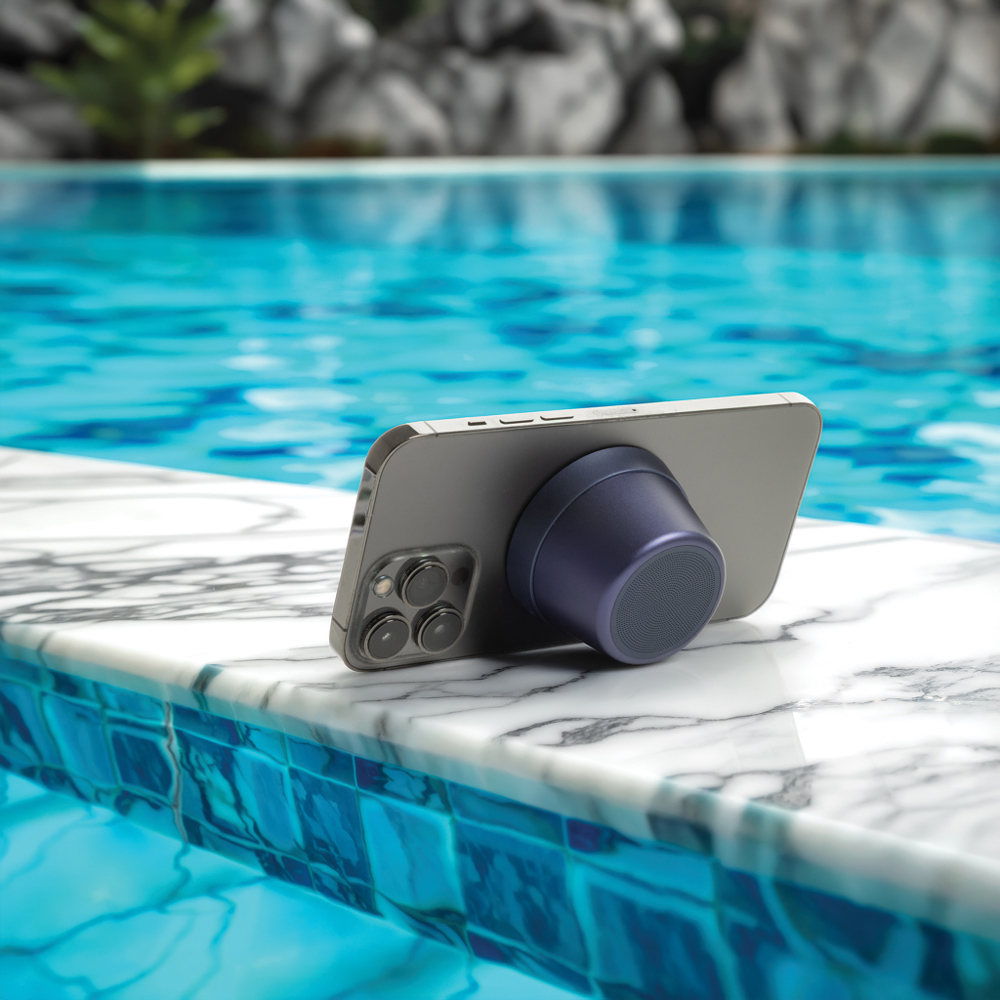 Nivio magnetischer 5W-Speaker aus RCS recyceltem Aluminium