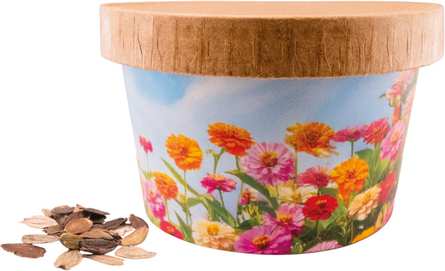 Blumen Cup, inkl. Digitaldruck 1-4/0 c