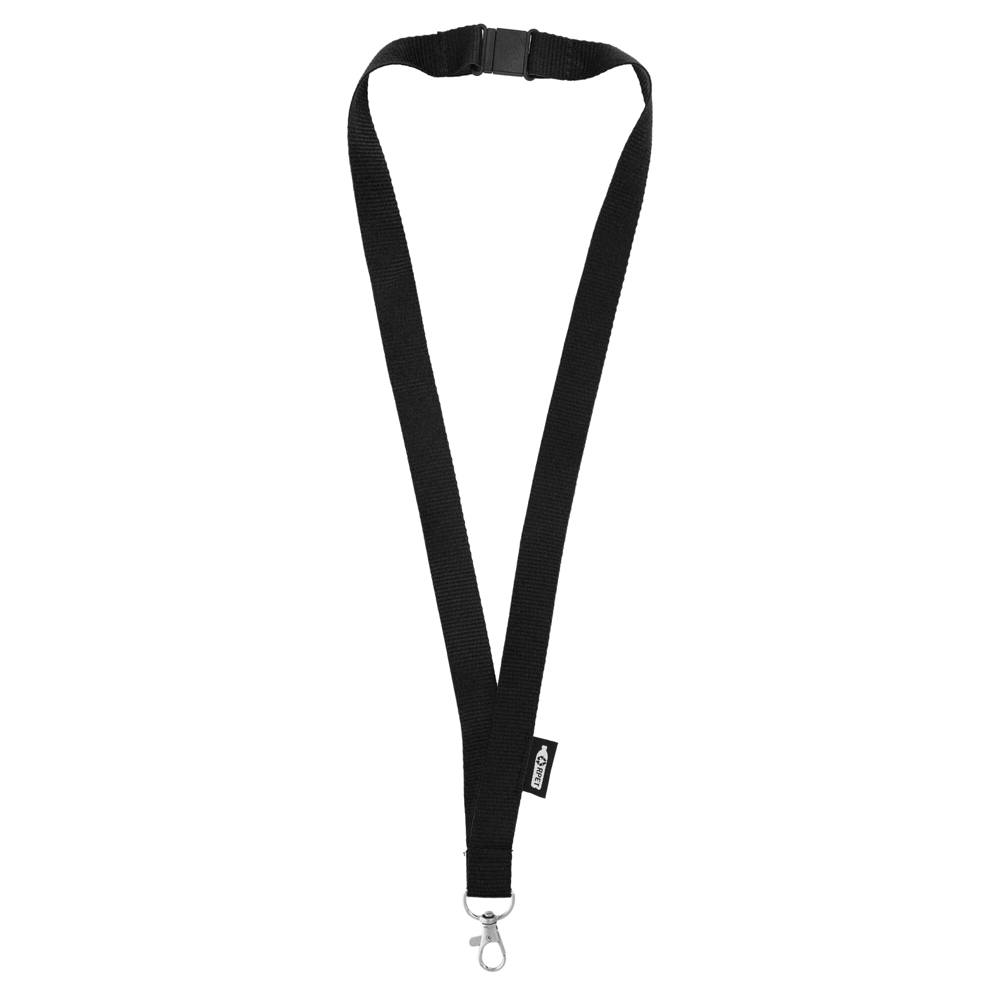 R-PET-Lanyard - Schwarz