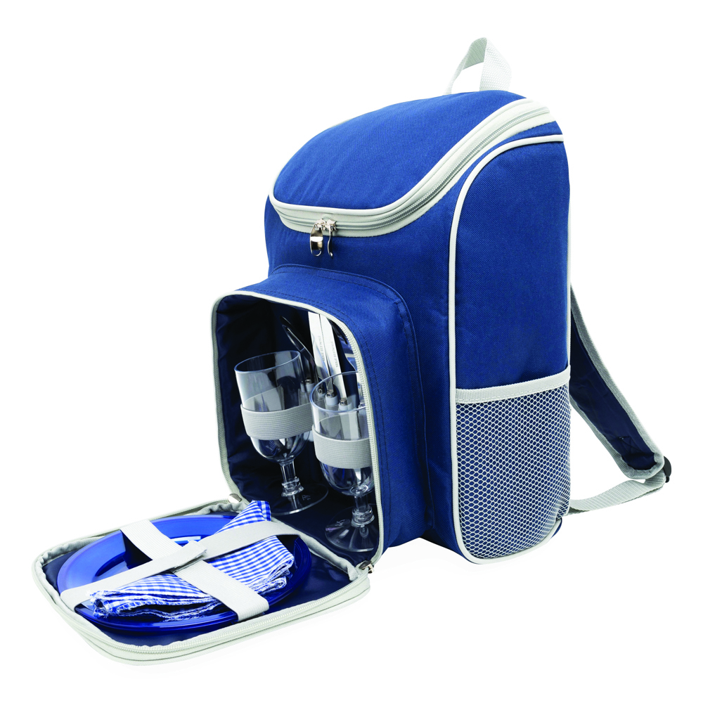 OUTSIDE - Picknick-Rucksack - blau, grau