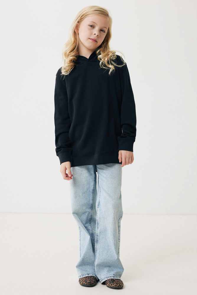 IQONIQ Yengo KidsHoodie mit Seitentaschen aus rec. Baumwolle