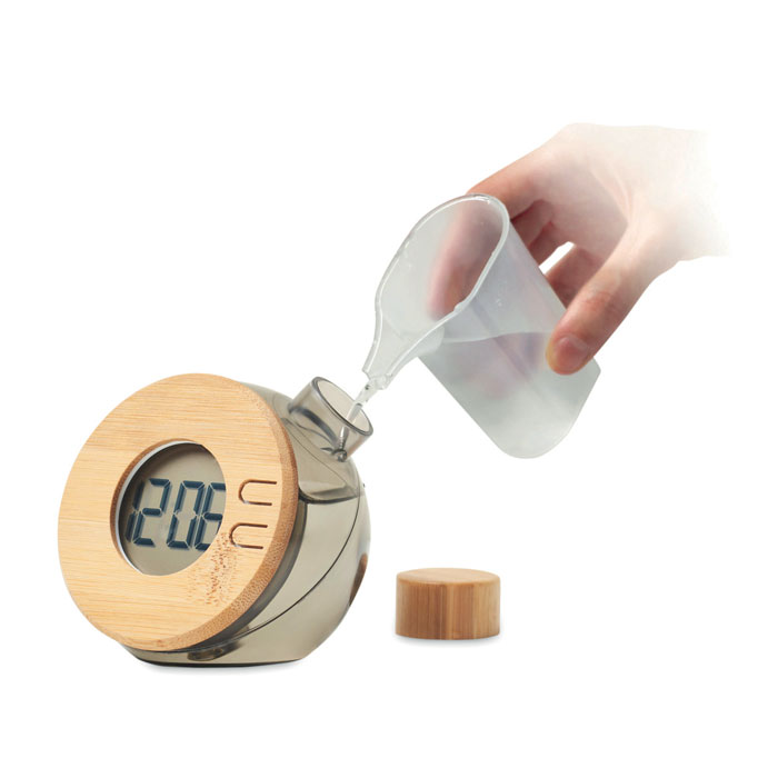 DROPPY LUX - Wasserbetriebene LCD-Uhr