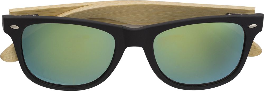 Sonnenbrille aus ABS und Bambus Luis - Gelb