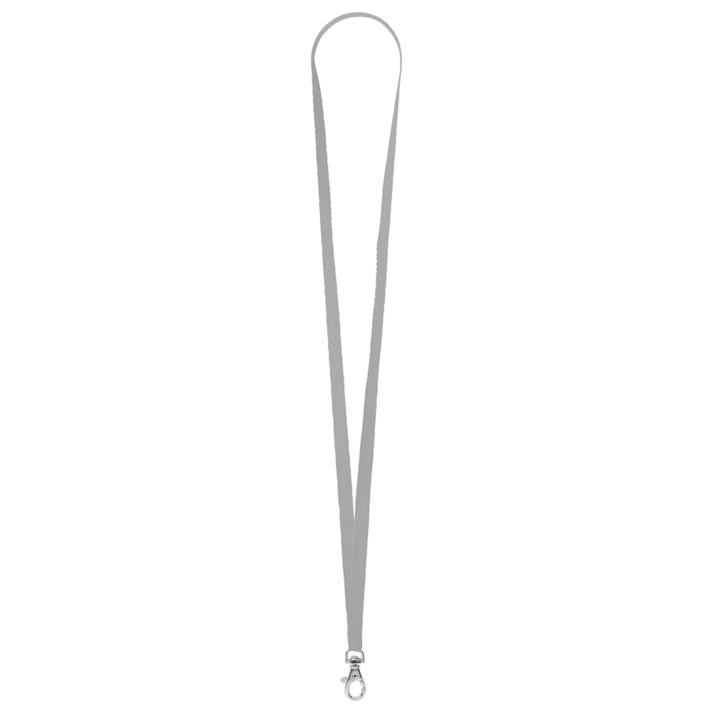Schlüsselband/Lanyard "Standard" - Silber (ca. Pantone 877C)