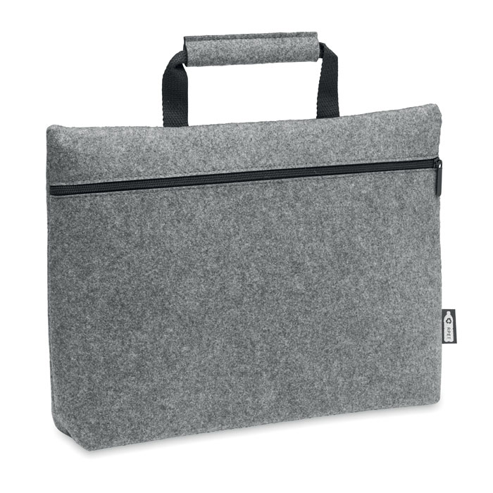TAPLA - Laptop Tasche RPET-Filz - Grau