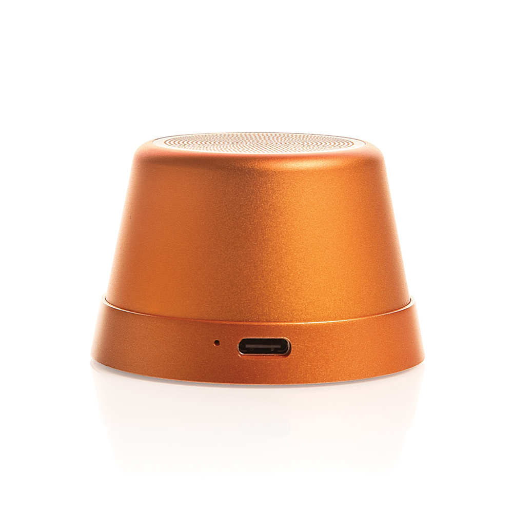 Nivio magnetischer 5W-Speaker aus RCS recyceltem Aluminium
