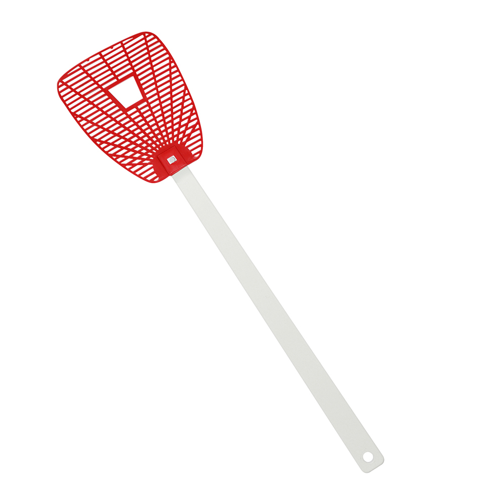 Fliegenklatsche "Fluchtloch" - Weiß/rot