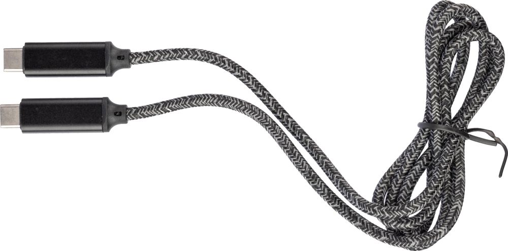 Nylon-Ladekabel 100W Gerd - Hellgrau