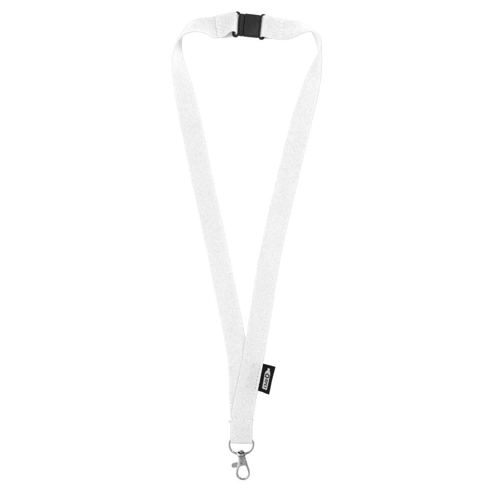 R-PET-Lanyard - Weiss