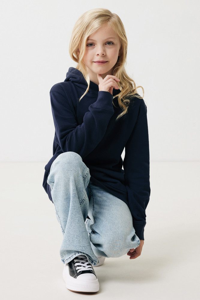 IQONIQ Yengo KidsHoodie mit Seitentaschen aus rec. Baumwolle