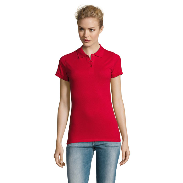 PERFECT WOMEN - PERFECT DAMEN POLO 180g - Red