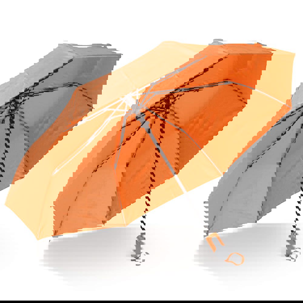Zusammenfaltbarer 22” Regenschirm mit automatischer Öffnung - Orange