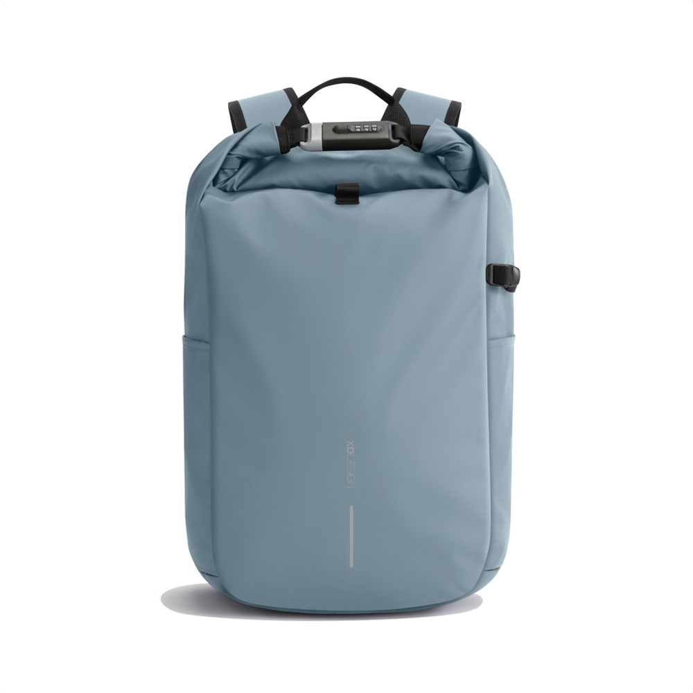 Urban wasserabweisender Anti-Diebstahl Rucksack - blau, schwarz (± PMS 5415/ ± PMS Black)