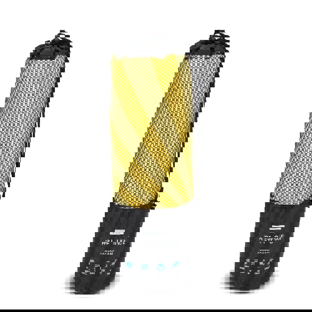 R-PET-Schnelltrocknungs-Strandtuch 100 × 180 cm, Sublimationsdruck