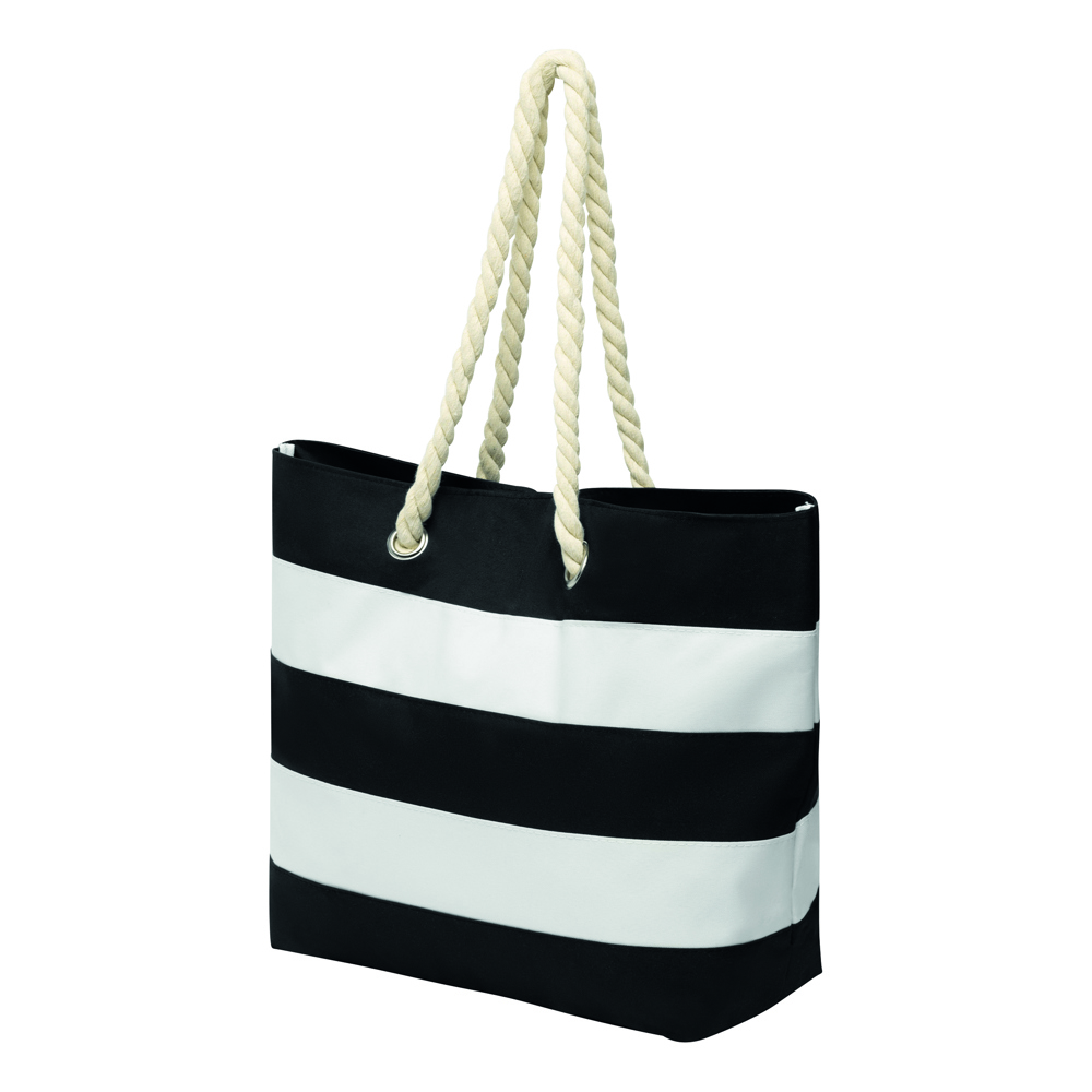 SYLT - Strandtasche - schwarz, weiß