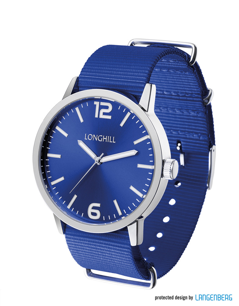 Metalluhr TEXSTYLE - Blau