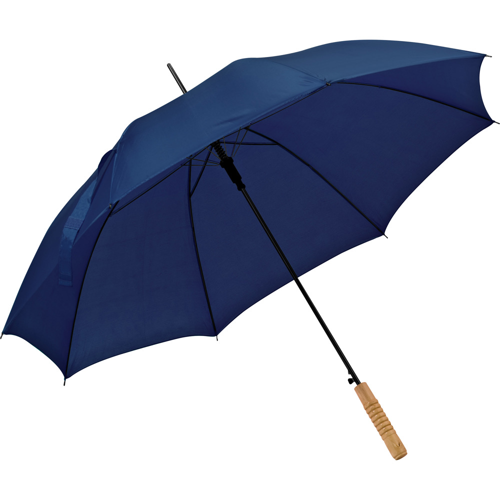 Automatikstockschirm aus Polyester LOUIS - Dunkelblau