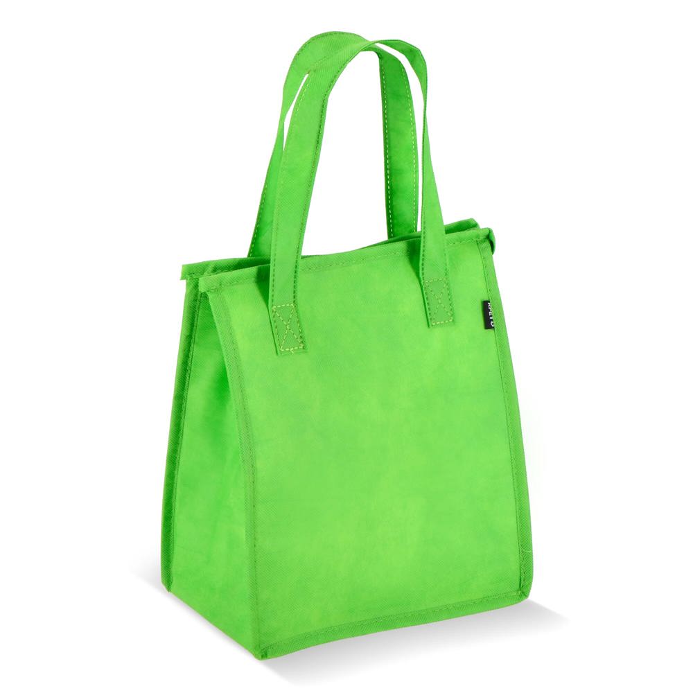 R-PET Kühltasche Non Woven 23x 15 x 27,5cm 75g/m² - Hellgrün