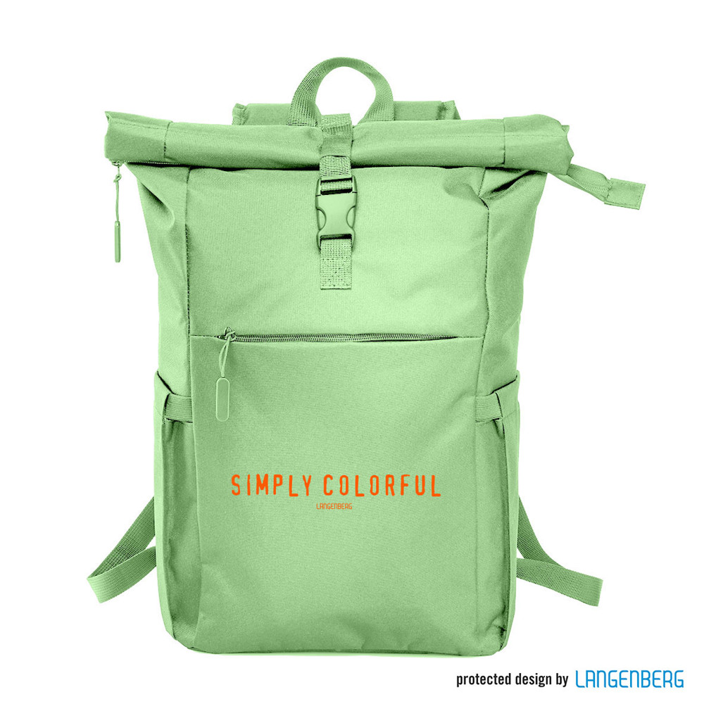 Rollup-Rucksack SIMPLE - Grün
