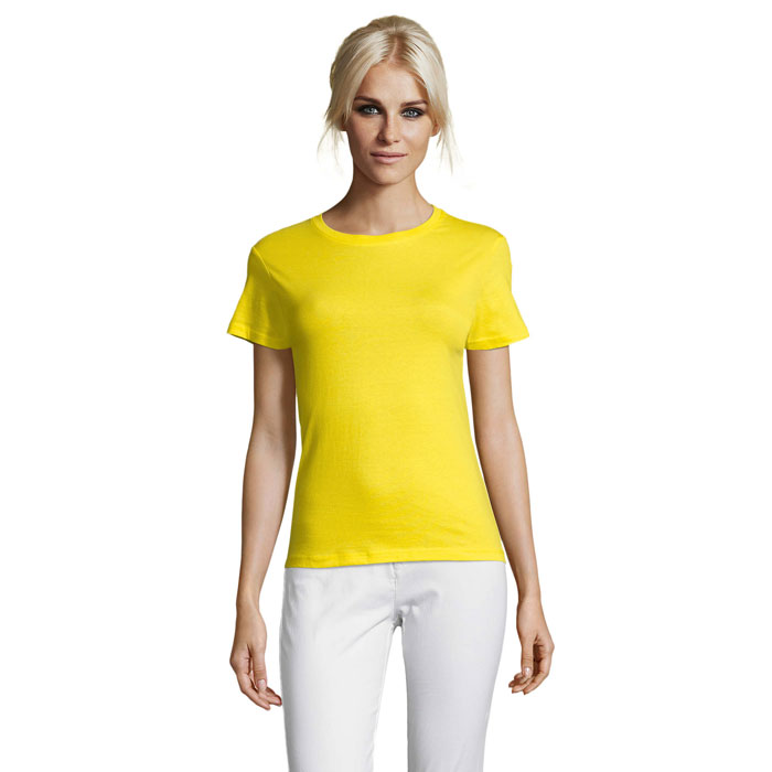 REGENT WOMEN - REGENT DAMENT-SHIRT 150g - lemon