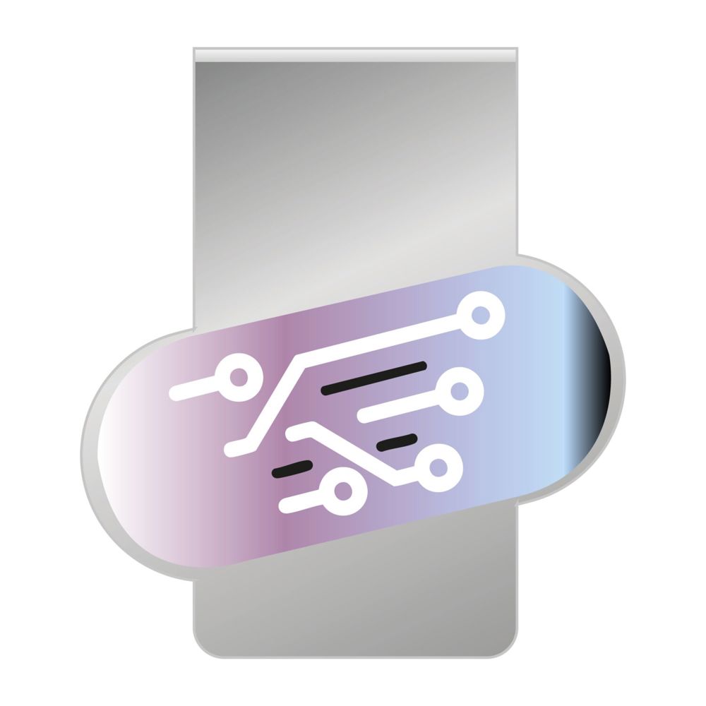 ROMINOX® Mehrweg-Büroklammer Shape Clip Variante A, idealer Mailingartikel für Dokumente, bis zu 18 Seiten Klemmkraft