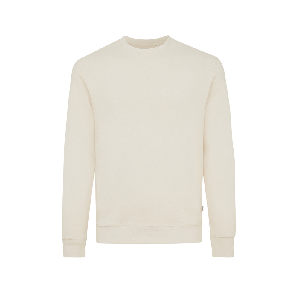 IQONIQ Denali ungefärbt. Rundhals-Sweater aus recycelter BW - natural raw (± PMS natural raw undyed)