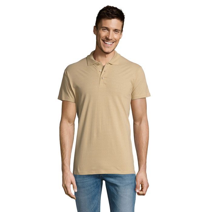 SUMMER II - SUMMER II MEN Polo 170g - sand