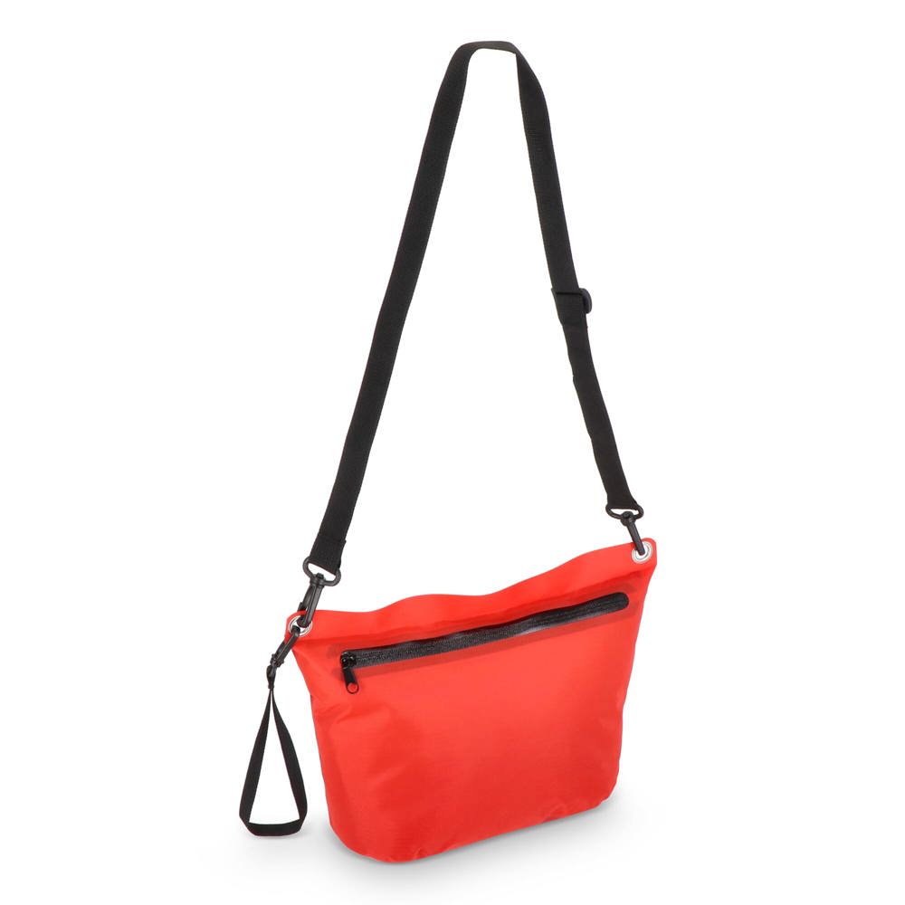 Wasserabweisende Ripstop-Umhängetasche 33 x 23 x 13 cm - Rot