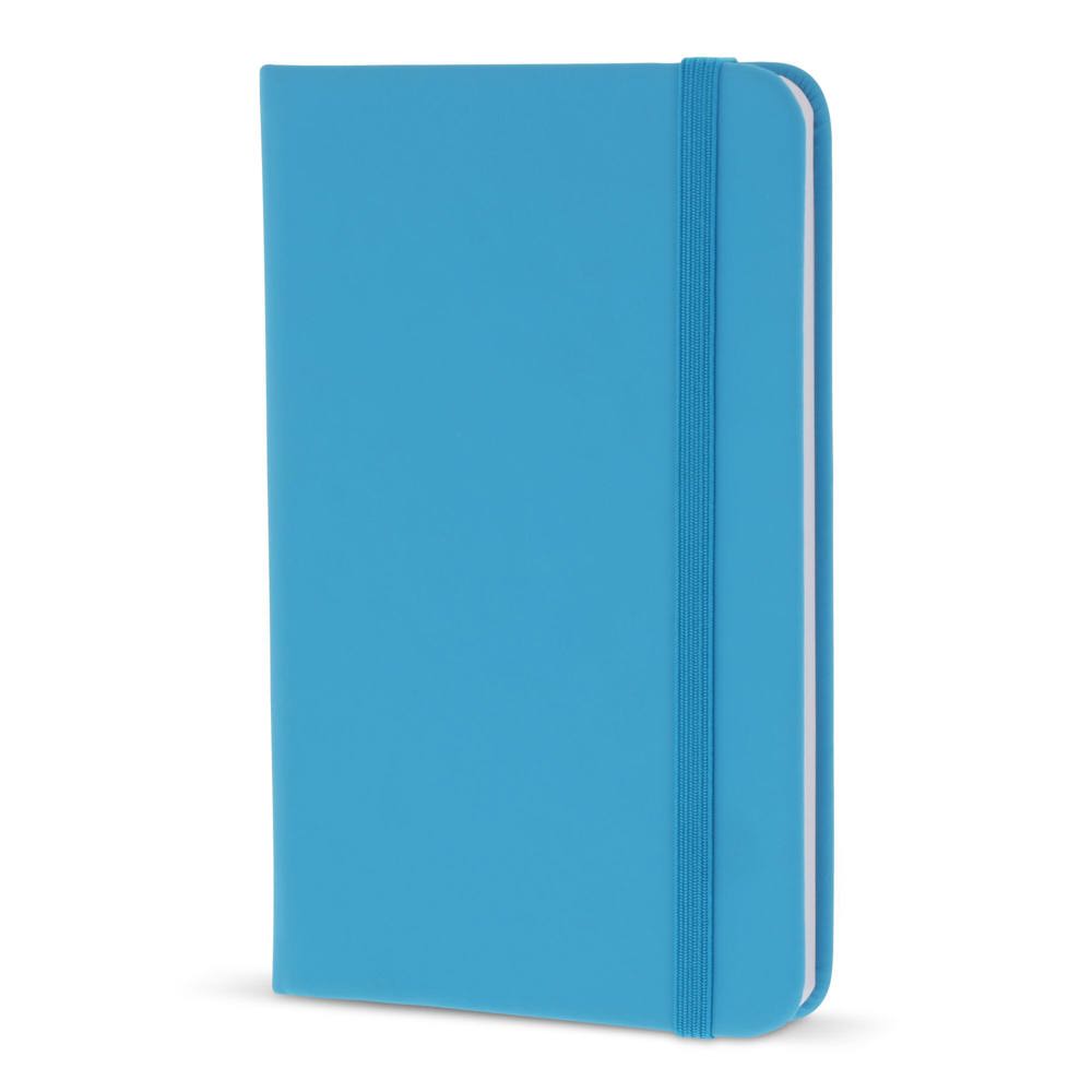Notizbuch A6 aus PU - Hellblau