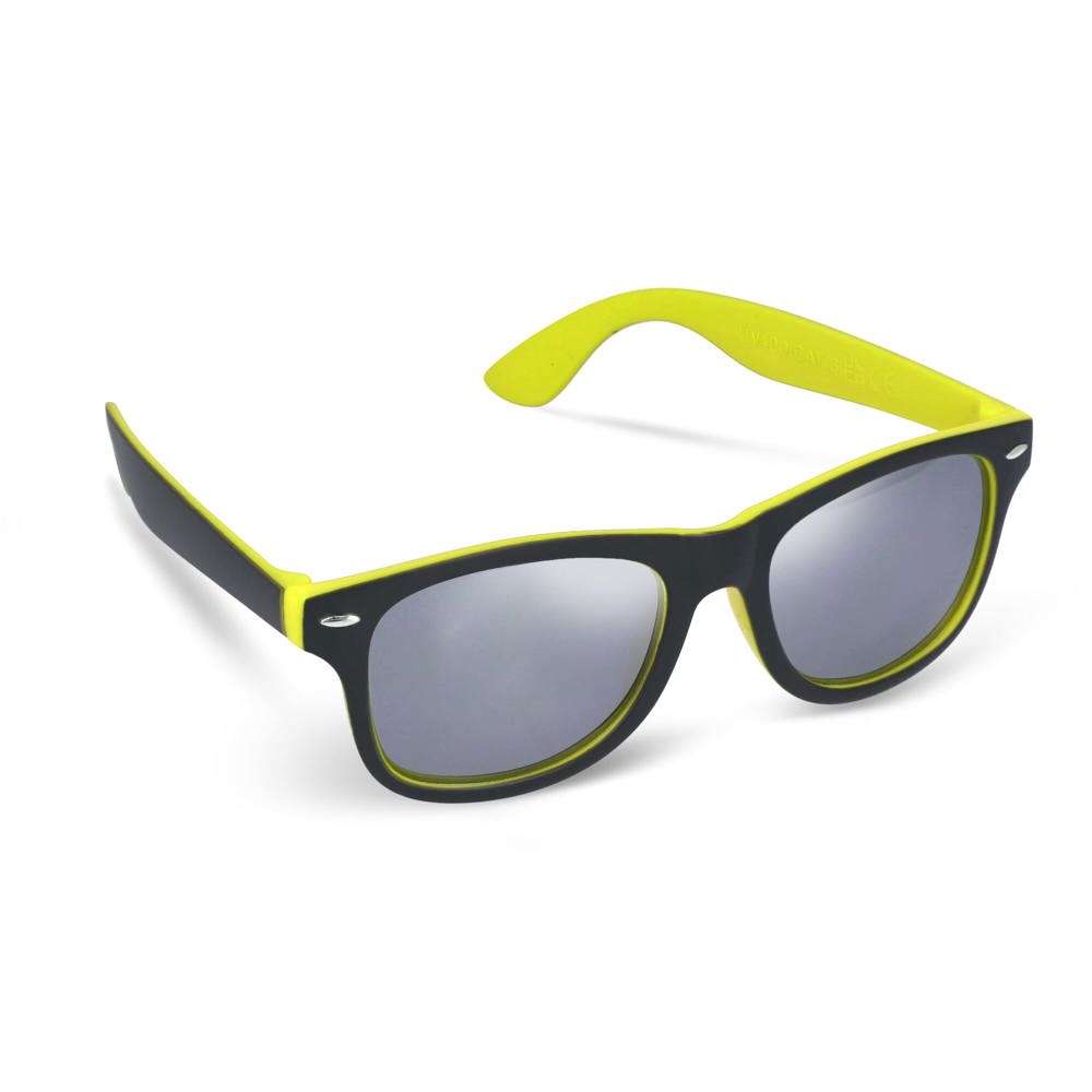 Sonnenbrille Tate Spiegel Glas UV400 - Gelb
